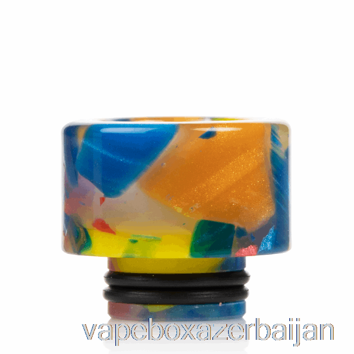 Vape Azerbaijan 510 Widebore Resin Drip Tip Rainbow Resin